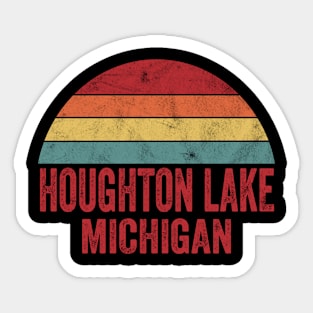 Houghton Lake Michigan Sticker